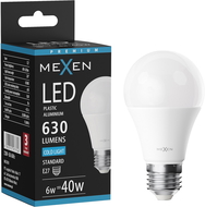 Mexen Nova Ampoule LED E27, A60, 6W, Froid - 6500K, 630 lm - L100-E27-0665-01