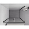 Mexen Exo-BR Duo Cabine de douche battante 110 x 100 cm, transparente, noire - 8182-110-100-70-00