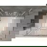 Cabine de douche Mexen Omega 3 parois, coulissante 100 x 100 cm, transparent, chrome + bac plat - 825-100-100-01-00-3s-4010