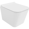 Mexen Teo bol de WC Rimless avec siège slim à fermeture lente, duroplast, Blanc - 30850700