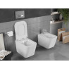 Mexen Teo cuvette WC sans rebord avec abattant à descente lente slim, duroplast, blanc brillant - 30850700