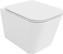 Mexen Teo cuvette WC Rimless avec abattant slim à fermeture lente, duroplast, blanc brillant - 30850600