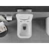 Mexen Teo bol de WC Rimless avec siège slim à fermeture lente, duroplast, Blanc - 30850600