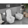 Mexen Teo cuvette WC Rimless avec abattant slim à fermeture lente, duroplast, blanc brillant - 30850600