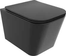 Mexen Teo Cuvette WC sans bride avec abattant à descente lente slim, duroplast, noir mat - 30850685