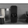 Mexen Teo cuvette WC Rimless avec abattant à fermeture douce slim, duroplast, noir brillant - 30854070