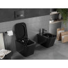 Mexen Teo cuvette WC Rimless avec abattant à fermeture douce slim, duroplast, noir brillant - 30854070