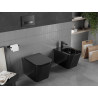 Mexen Teo cuvette WC Rimless avec abattant à fermeture douce slim, duroplast, noir brillant - 30854070