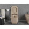 Mexen Teo Cuvette WC sans rebord avec abattant à descente lente slim, duroplast, cappuccino mat - 30854064