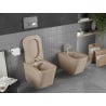 Mexen Teo cuvette wc Rimless avec abattant slim à descente amortie, duroplast, cappuccino mat - 30854064