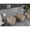Mexen Teo cuvette wc Rimless avec abattant slim à descente amortie, duroplast, cappuccino mat - 30854064
