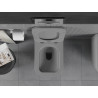 Mexen Teo cuvette WC sans bride avec abattant à descente ralentie slim, duroplast, gris clair mat - 30854061