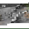 Mexen Teo bol de WC Rimless avec siège slim à fermeture lente, duroplast, Gris clair mat - 30854061
