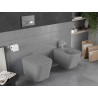 Mexen Teo cuvette WC sans bride avec abattant à descente ralentie slim, duroplast, gris clair mat - 30854061
