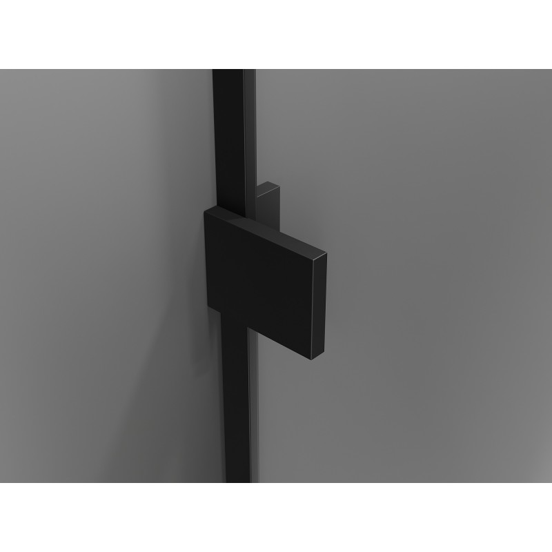 Mexen Lunar Duo porte de douche pivotante 170 cm, transparentes, noires - 834D-170-000-70-00