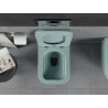 Mexen Teo cuvette wc sans rebord avec abattant à descente lente slim, duroplast, vert clair mat - 30854048