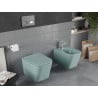 Mexen Teo cuvette WC sans bord avec abattant slim à descente progressive, duroplast, vert clair mat - 30854048