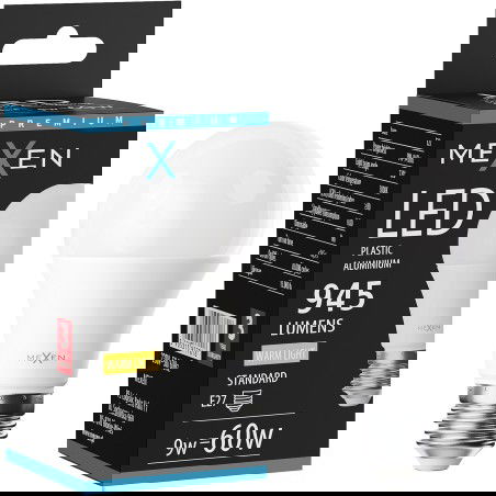 Mexen Nova Ampoule LED E27, A60, 9W, Chaude - 3000K, 945 lm - L100-E27-0930-01