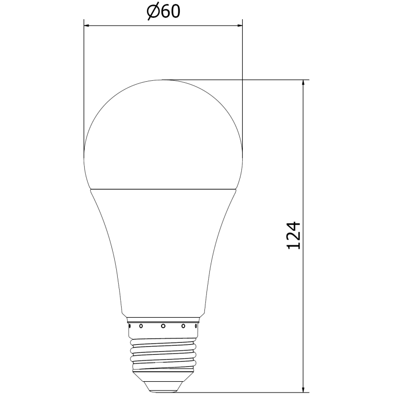 Mexen Nova Ampoule LED E27, A60, 15W, Chaude - 3000K, 1575 lm - L100-E27-1530-01