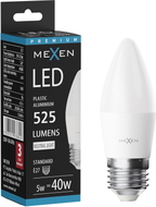 Mexen Nova Ampoule LED E27, C37, 5W, Neutre - 4000K, 525 lm - L102-E27-0540-01