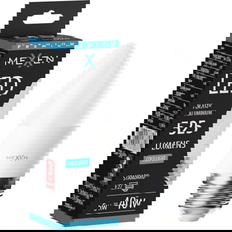 Mexen Nova Ampoule LED E27, C37, 5W, Froid - 6500K, 525 lm - L102-E27-0565-01