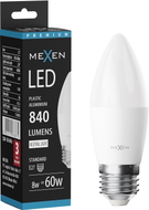 Mexen Nova Ampoule LED E27, C37, 8W, Neutre - 4000K, 840 lm - L102-E27-0840-01