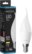 Mexen Nova Ampoule LED flamme E14, C37, 5W, Chaude - 3000K, 525 lm - L106-E14-0530-01