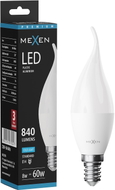 Mexen Nova Ampoule LED flamme E14, C37, 8W, Froid - 6500K, 840 lm - L106-E14-0865-01