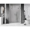 Mexen Lunar L Duo porte de douche battante 150 cm, transparent, chrome - 834DL-150-000-01-00