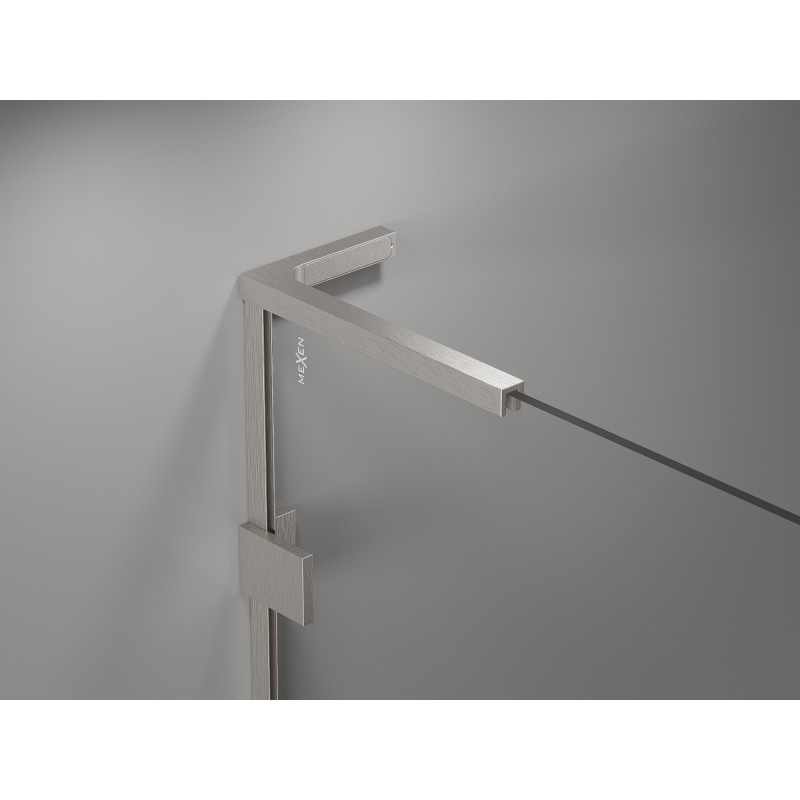 Mexen Lunar L Duo porte de douche battante 160 cm, transparent, chrome - 834DL-160-000-01-00