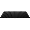Mexen Slim pomme de douche 40 x 40 cm, noire - 79140-70