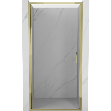 Mexen Exo-B porte de douche pivotante 50 cm, transparent, doré - 817-050-000-50-00