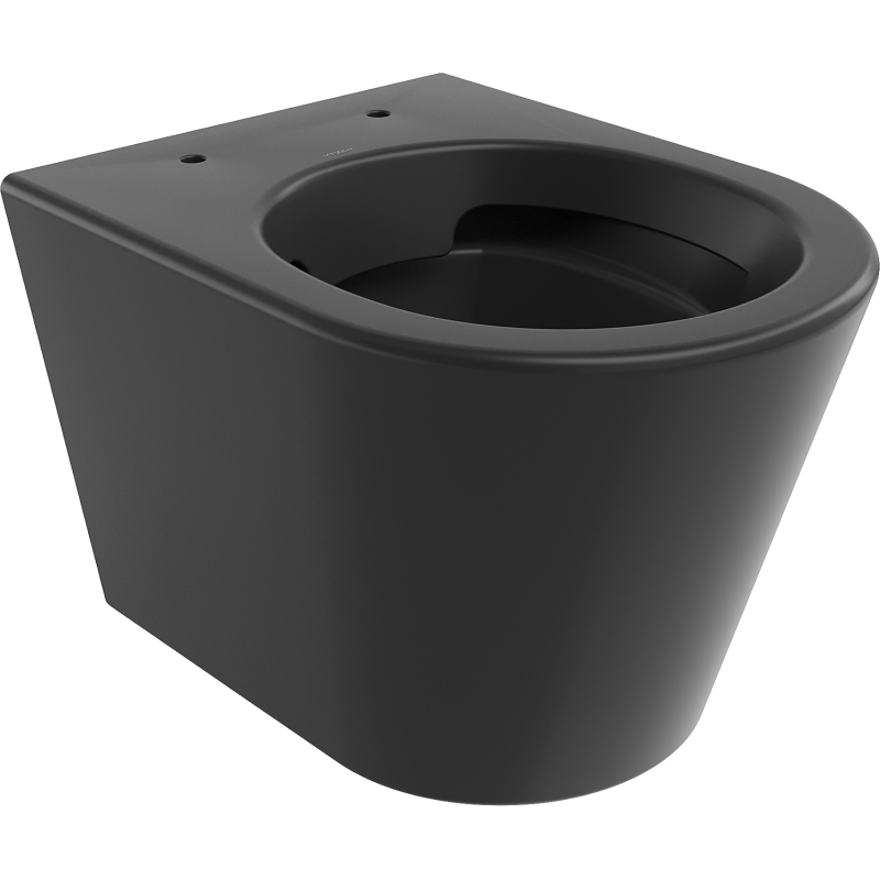 Mexen Rico bol de toilette Rimless, Noir mat - 3372XX85
