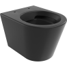 Mexen Rico bol de toilette Rimless, Noir mat - 3372XX85