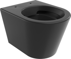 Mexen Rico bol de toilette Rimless, Noir mat - 3372XX85