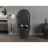 Mexen Rico cuvette wc Rimless avec abattant à descente ralentie slim, duroplast, noir mat - 30721085