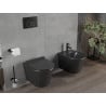 Mexen Rico cuvette wc sans rebord avec abattant à descente lente slim, duroplast, noir mat - 30720185