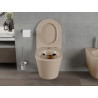 Mexen Rico cuvette de WC Rimless avec abattant à fermeture douce slim, duroplast, cappuccino mat - 30724064