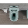 Mexen Rico cuvette de WC sans rebord avec abattant à descente amortie, slim, duroplast, vert mat clair - 30724048