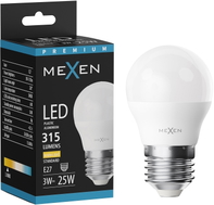 Mexen Nova Ampoule LED E27, G45, 3W, Chaude - 3000K, 315 lm - L101-E27-0330-01