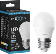Mexen Nova Ampoule LED E27, G45, 3W, Froid - 6500K, 315 lm - L101-E27-0365-01