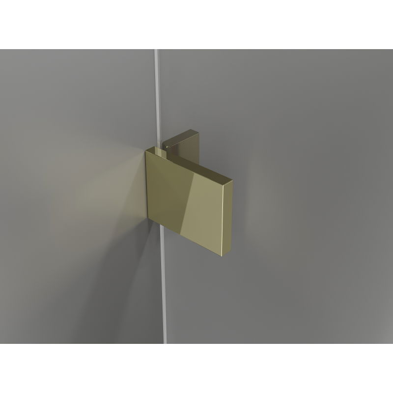 Mexen Lunar Porte de douche pivotante droite Duo 115 x 90 cm, transparent, or - 834-115P-090L-50-00