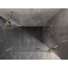 Mexen Lunar Duo cabine de douche pivotante droite 120 x 75 cm, transparent, or - 834-120P-075L-50-00