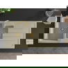 Mexen Andres évier en granit à 1,5 cuvette avec égouttoir 1000 x 500 mm, Beige, siphon Or - 6515101510-69-G