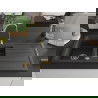Mexen Andres évier en granit à 1,5 cuvette avec égouttoir 1000 x 500 mm Noir moucheté, siphon Or - 6515101510-76-G