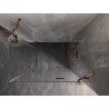 Mexen Lunar Duo cabine de douche à charnière droite 120 x 110 cm, transparent, or rose - 834-120P-110L-60-00