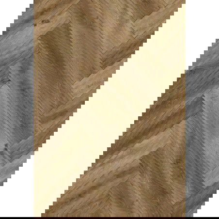 Mexen Amsterdam panneaux vinyles chevron 635 x 127 mm SPC 6,5 mm sous-couche 1,5 mm, 4 V-Fuge, Chêne