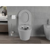 Mexen Rico Cuvette WC Rimless avec abattant à descente ralentie slim, duroplast, gris clair mat - 30724061