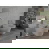 Mexen Rico bol de WC Rimless avec siège slim à fermeture lente, duroplast, Gris clair mat - 30724061