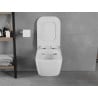 Mexen Elis cuvette wc sans rebord avec abattant à descente amortie slim, duroplast, blanc brillant - 30910700